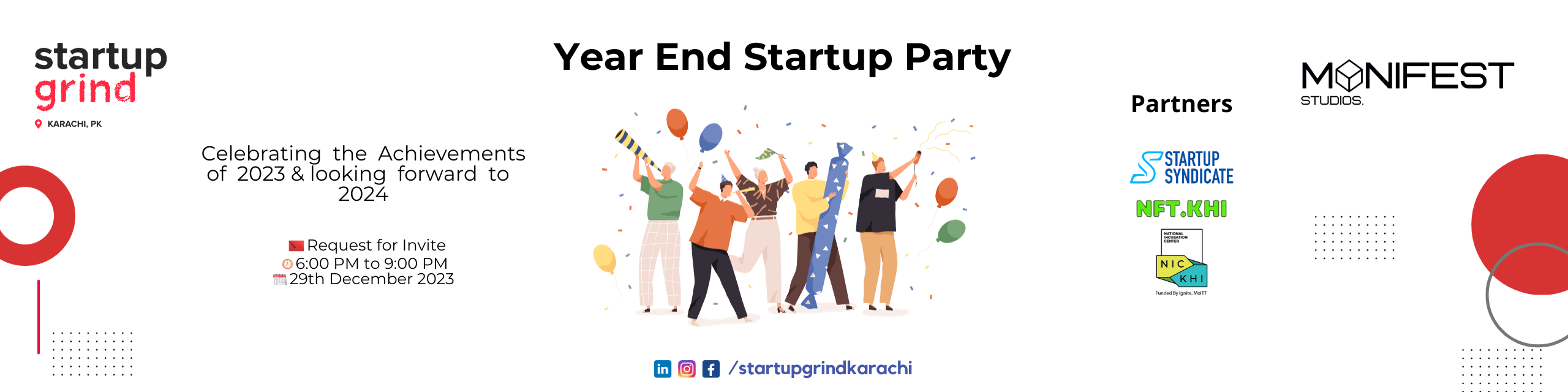 See Year End 2023 Startup Party at Startup Grind Karachi